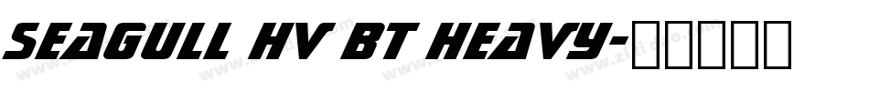 Seagull Hv BT Heavy字体转换